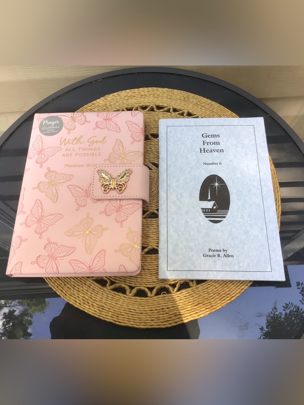 New Prayer Journal & “Gems from Heaven” Author Signed Booklet of Poems